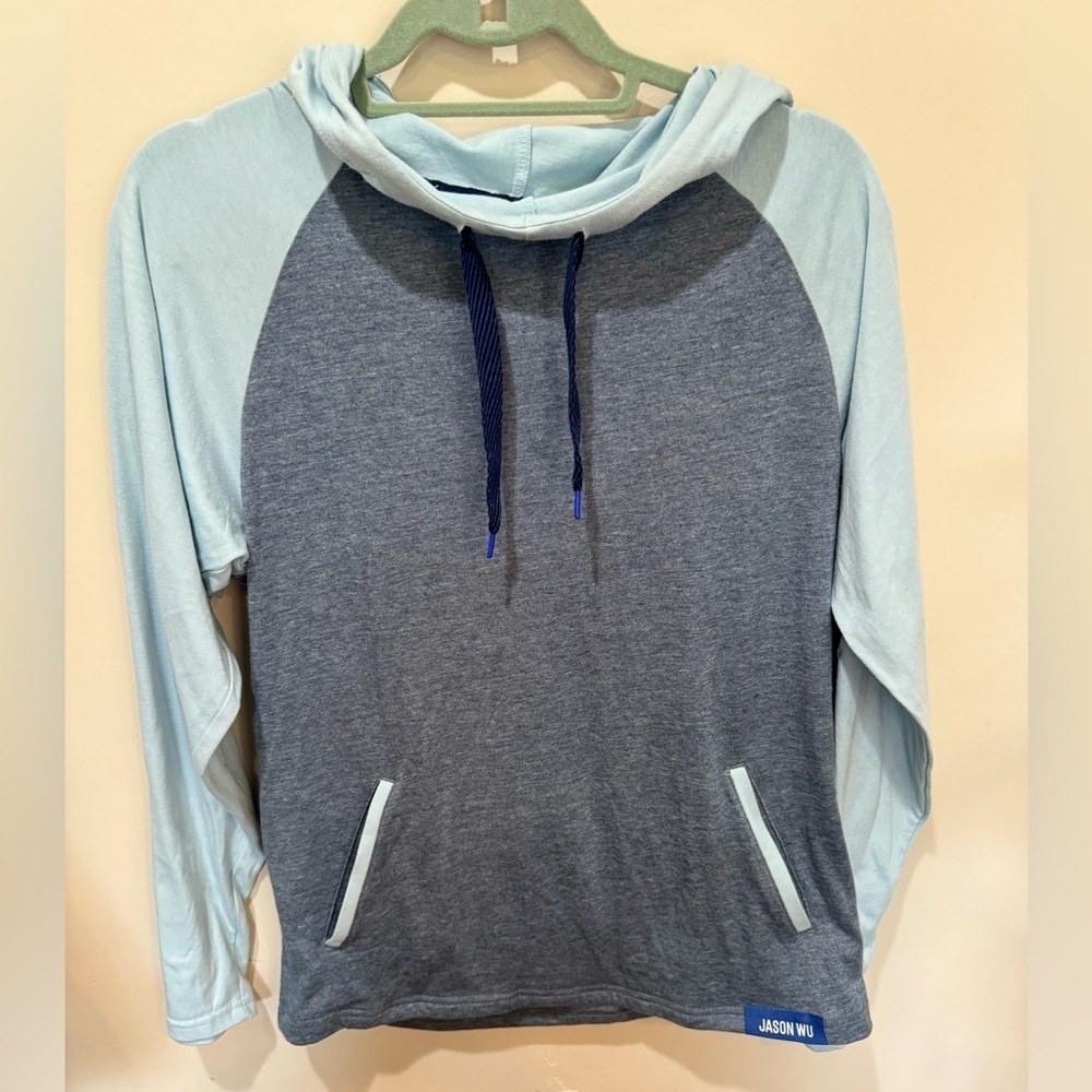 Jason Wu for Eva Air Long Sleeve Hooded Shirt Sz Medium